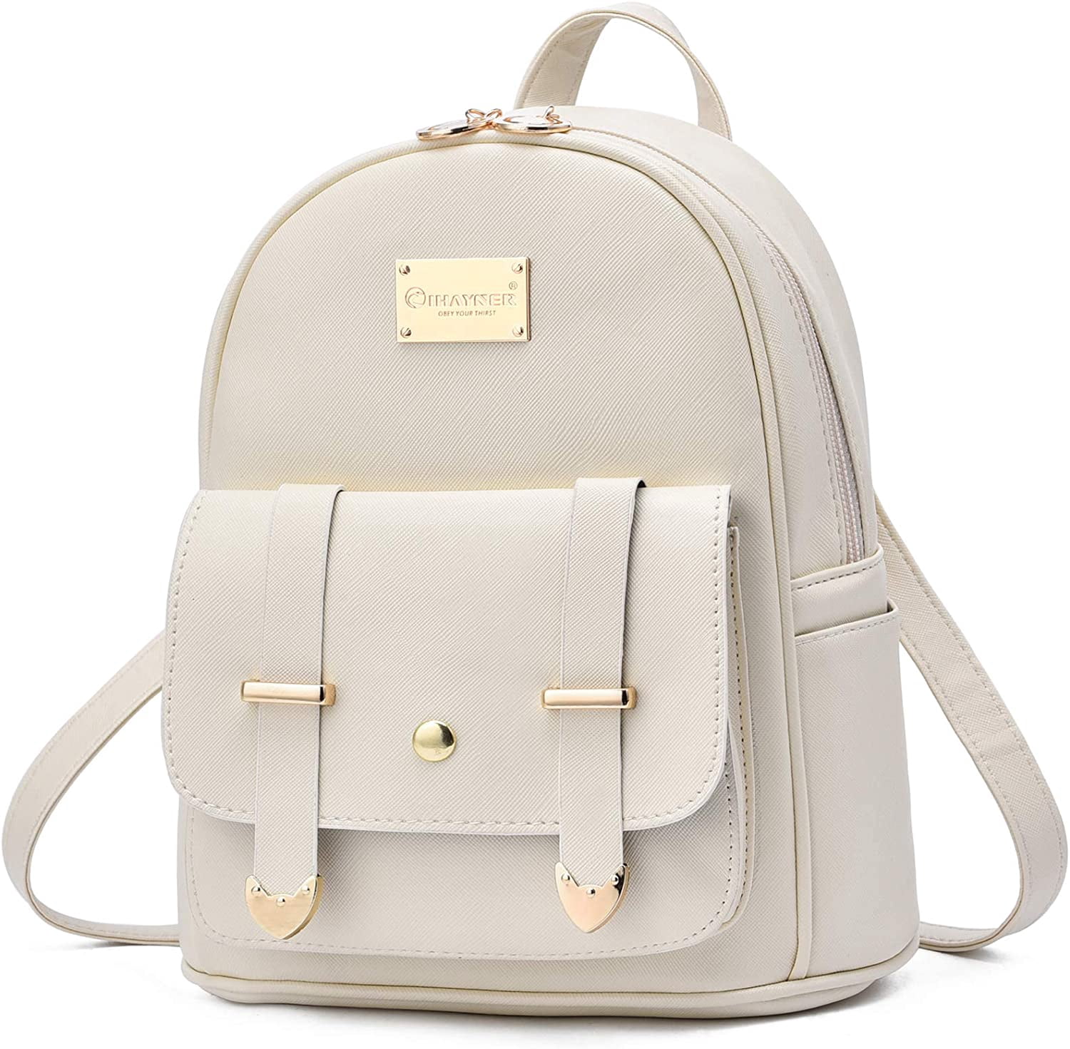 leather small backpack purse