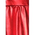 thumbnail image 3 of Sakkas Shiny Liquid Metallic High Waist Stretch Leggings - Made in USA - Red - L, 3 of 8