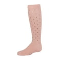 thumbnail image 2 of MeMoi  A Speck of Spots Polka Dot Knee High Socks - Girls - Female, 12, Pale Blush, 2 of 5