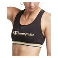 thumbnail image 3 of CHAMPION Intimates Black Scoop Neck Cutout Medium Impact Metallic Sports Bra XL, 3 of 4