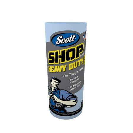 Scott Professional Heavy Duty Shop Towels, 3X Stronger when Wet, 60 Sheets, 1 Ct
