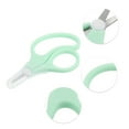 thumbnail image 3 of Unique Bargains 1 Pc Portable Short Handle Nail Scissors Toenail Clippers for Child 3.82"x2.09"x0.39" Green, 3 of 6