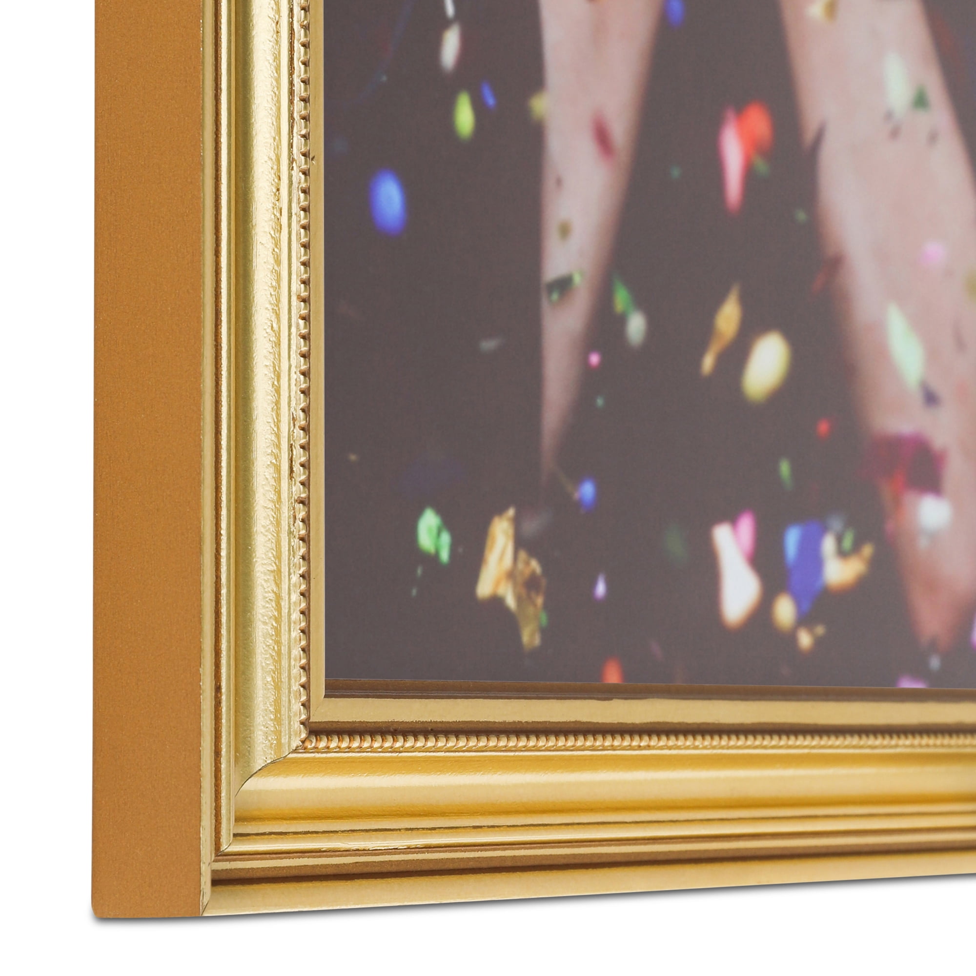 ArtToFrames 18" x 24" Gold Picture Frame, 18x24 inch Gold Wood Poster Frame (WOM-4159)