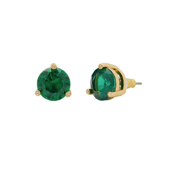 Kate Spade New York Gumdrop Stud Earrings Emerald for Women