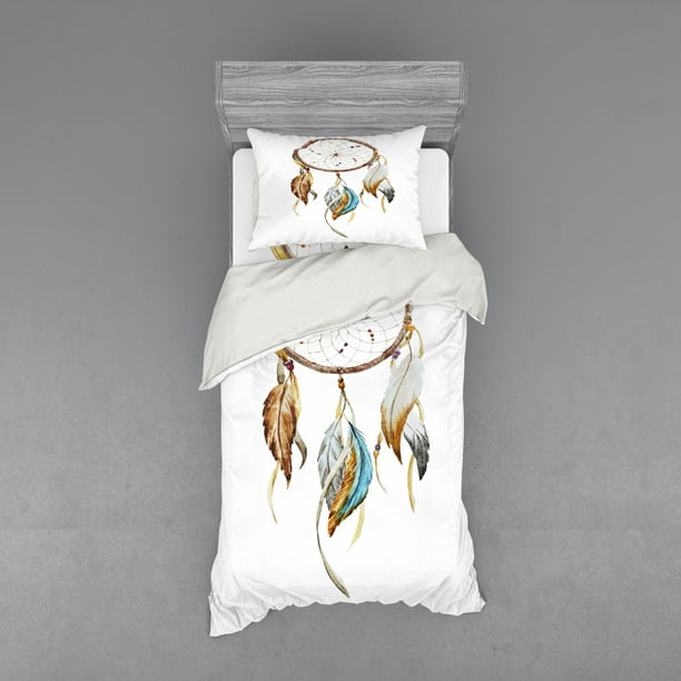 Feather Duvet Cover Set Watercolor, Do Bed Bugs Live In Feather Duvets