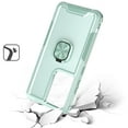 thumbnail image 2 of For Samsung Galaxy s24 Plus Superior 3in1 Magnetic Ring Stand Case Cover - Teal, 2 of 3