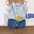thumbnail image 2 of RTKFRFLM Boys Dinosaur Outfits 2 Piece Set Short Sleeve T Shirt And Shorts Fall Casual Play Toddlers Clothes Clothing Sets,Size 5-6 Years, 2 of 3