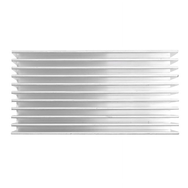 Disipador de calor de aluminio plateado ckepdyeh (100 x 50 x 30 mm)