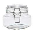 thumbnail image 3 of (2 pack) Mainstays Glass 17 oz Lock Lid Storage Jar Canister, 3 of 8