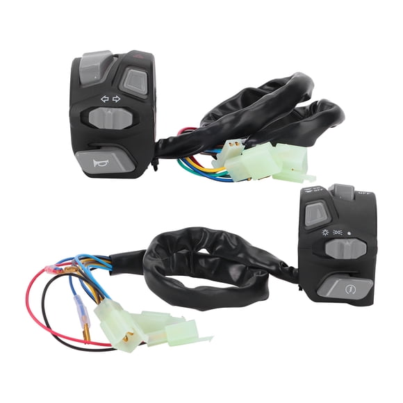 Interruptor de bocina de motocicleta Jadeshay interruptor de Manillar 22 mm faro luz rendimiento confiable A