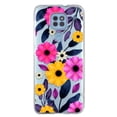 thumbnail image 1 of Funda para Moto G9 Play InstaCase Flores Amarillas y Magenta Antigolpes, 1 of 4