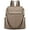 Khaki, variant on Kattee Women's Anti-Theft Backpack Purse Genuine Leather Shoulder Bag Fashion Ladies Satchel Bags