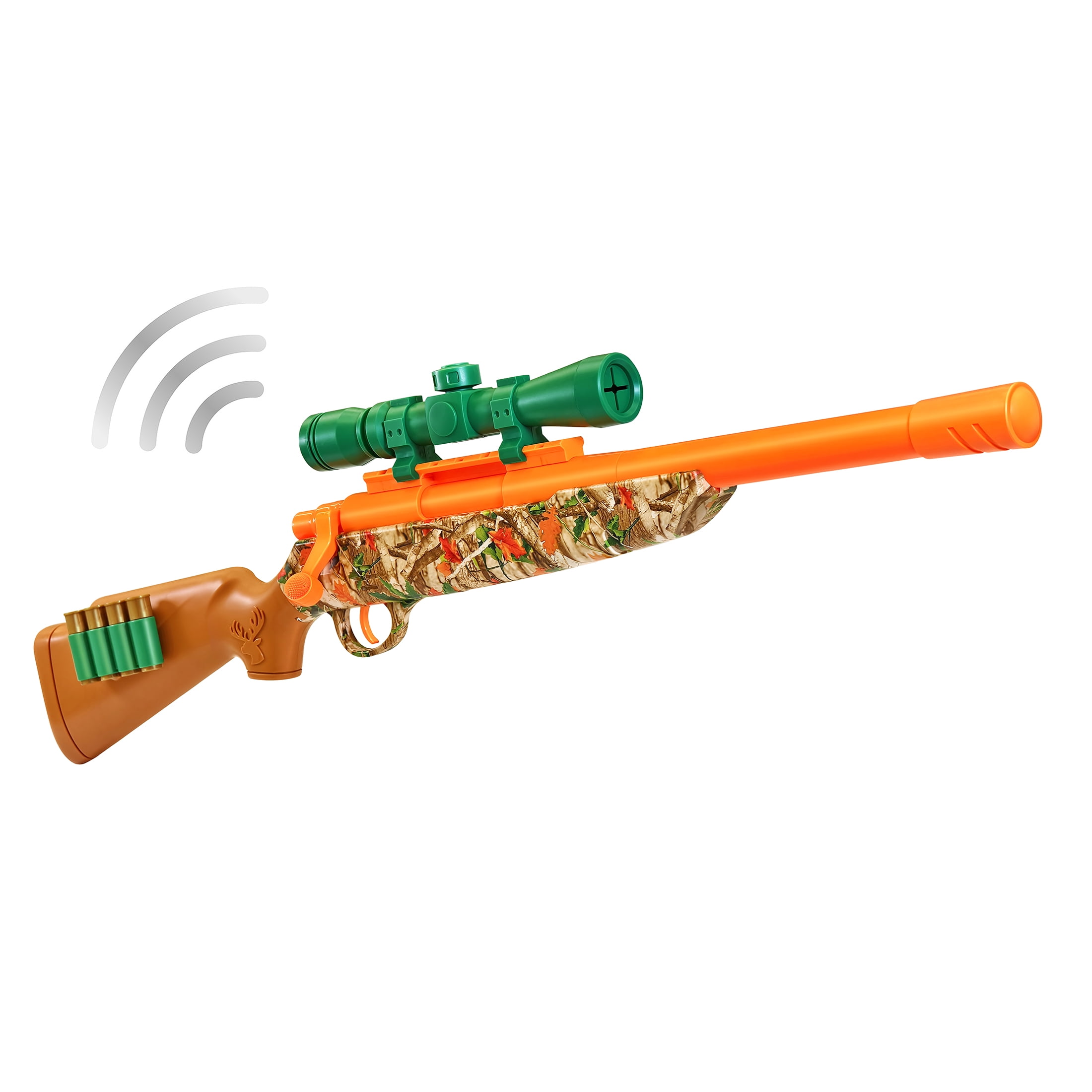 Adventure Force Deep Woods Hunter, Hunting Rifle 18 Piece Set, Fun for Outdoor & Indoor Blaster, 5+.