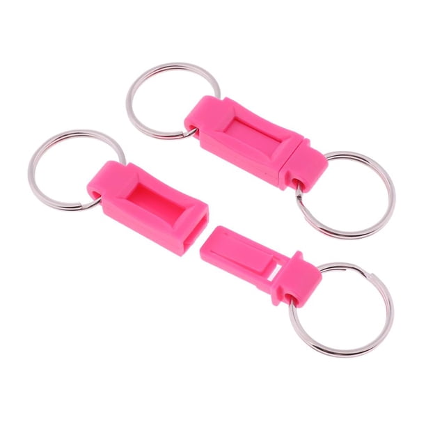 Paquete de 2 llaveros desmontables, soporte de para accesorios de exterior resistente con Yuyangstore Llavero de liberación rápida