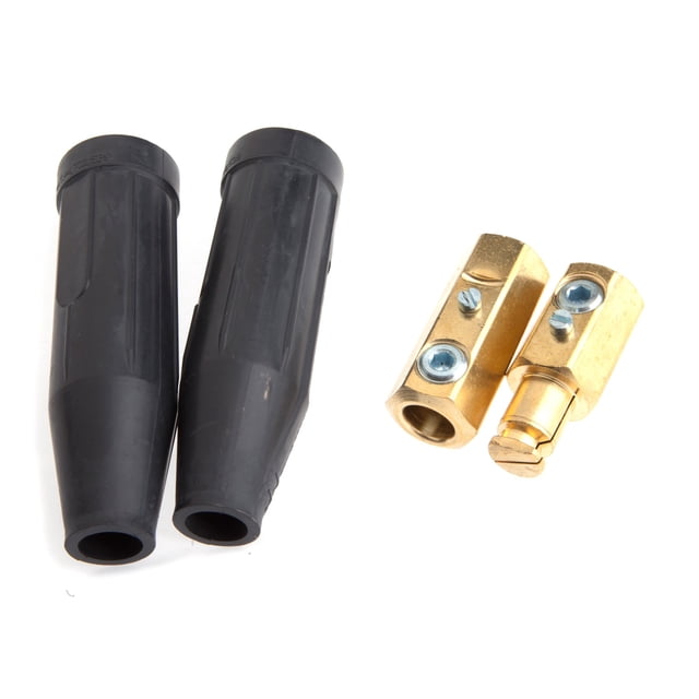 Conector de cable Camlock Forney 57715, par 1/0-4/0, negro