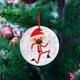 thumbnail image 3 of onlyliua Liquidación 1 Pieza de Adorno En 2020, Adorno de Colgantes En Recuerdo de Papá Noel, 3 of 3