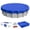 Blue, variant on Winter Round Pool Cover for 21 Ft Above Ground Pool, 500D Oxford Fabric Durable Heavy-Duty Cover with Steel Rope,Cold and UV Resistant,Blue