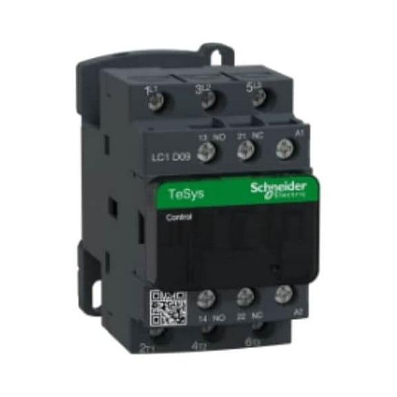 Schneider Electric IECMagContactor, NonReversing, 120VAC LC1D09G7