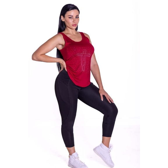 Faith Rhinestoned Tank Top