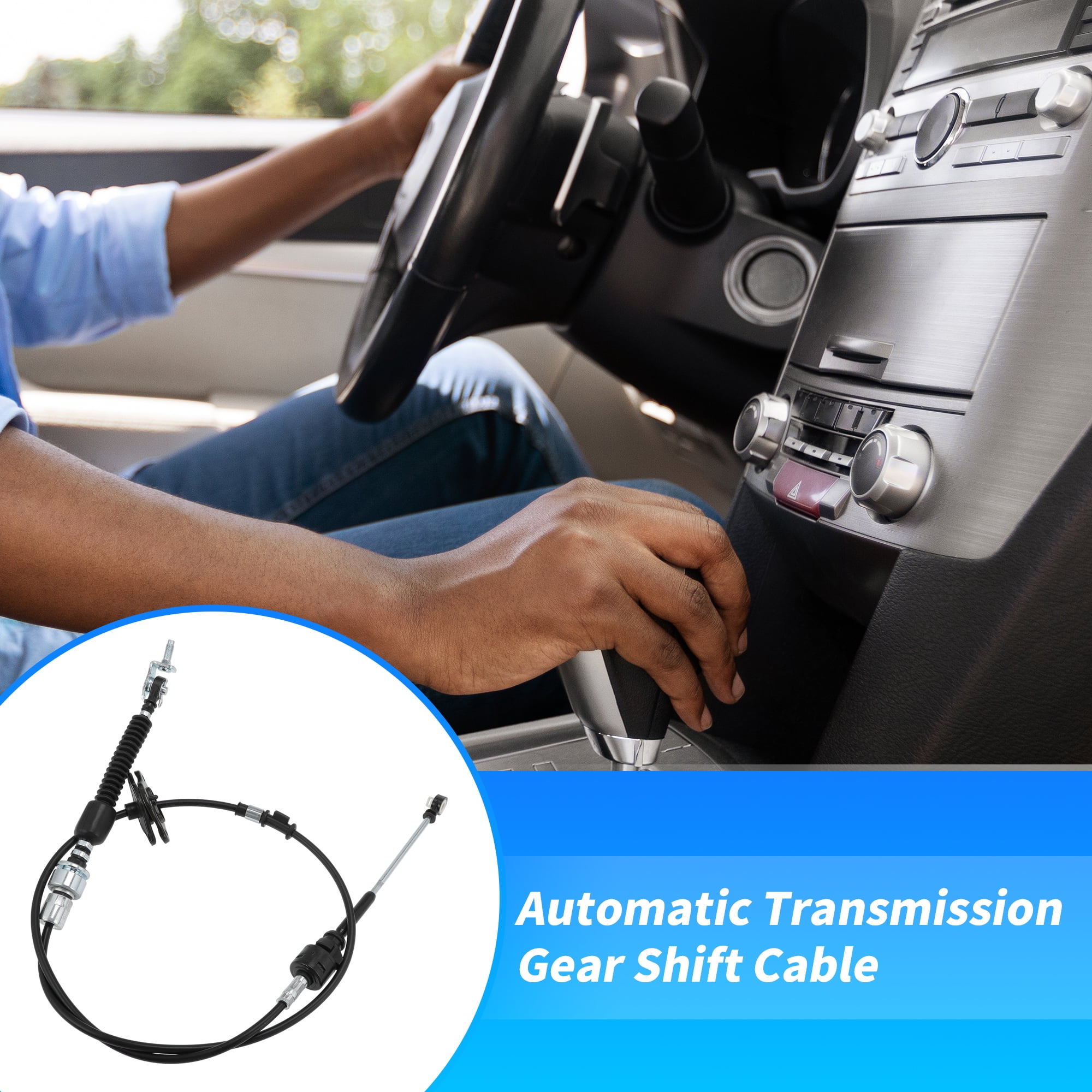 Unique Bargains Automatic Transmission Gear Shifter Cable for Toyota Tundra Sequoia