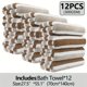 thumbnail image 4 of 12pcs/ 8pcs/ 4pcs Bath Sheet Extra Large Coral Fleece Bath, 4 of 4