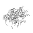 thumbnail image 3 of Minkissy 100 Pcs Jewelry Making End Caps Silver Stainless Steel for Necklaces and Bracelets, 3 of 6