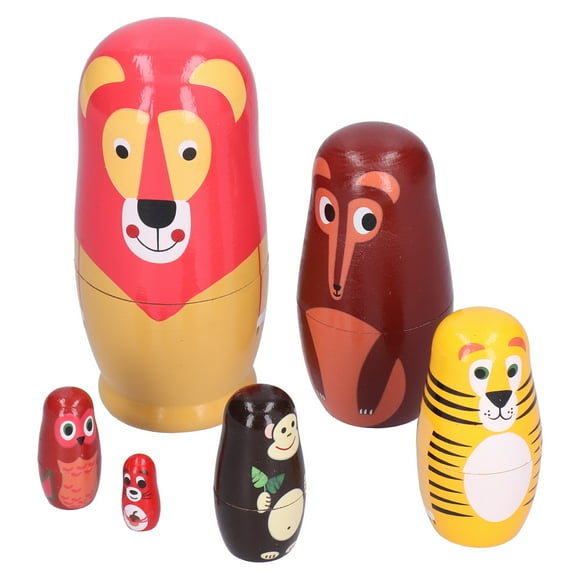 Nesting Stacking Doll, Multipurpose Stacking Nested Dolls Set Russian Nesting Dolls  for Christmas for  for Birthday Gift for Home for Office
