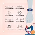 thumbnail image 3 of Children's Car Shaped Multi-Function Waterproof Alarm Stopwatch Sports Watch Students Lovely Gift Green Case Black Rubber Watch(Blue), 3 of 5