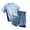1-Sky Blue198, variant on Oiyii Boys Summer Outfits Lightweight Ice Silk Short Sleeve Tee Shorts Sets, Sizes 4-16