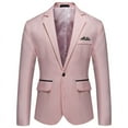 thumbnail image 2 of Traje de hombre entallado de un solo pecho, moda juvenil, informal, para banquete de boda, chaqueta, 2 of 5
