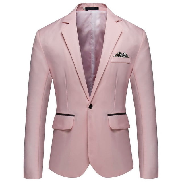 Traje casual de hombre con aberturas de un solo pecho para otoño e invierno, chaqueta de traje para hombre