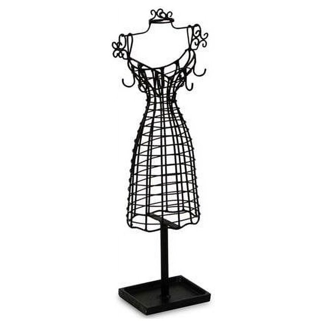 Cheungs 5570BK Robe en Fil de Métal Noir Forme Table Décor