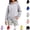 Gray, variant on YOUYEDIAN Hoodies for Teen Girls Casual Fleece Hooded Sweatshirt Fall Winter Oversized Long Sleeve Hoodie