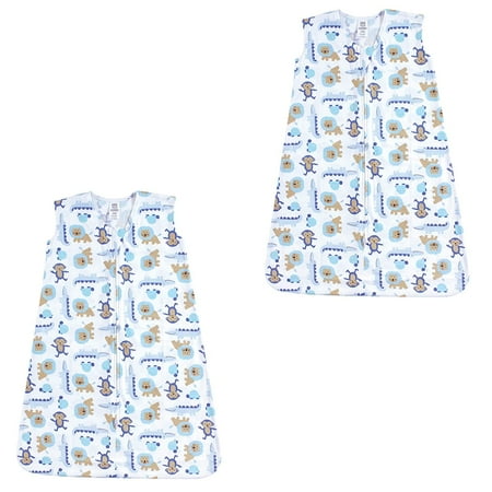 UPC: 0660168883374 | Luvable Friends Unisex Baby Sleeveless Jersey Cotton Sleeping Bag  Sack  Blanket  Boy Jungle Jersey 2-Pack  12-18 Months 12-18 Month Boy Jungle Jersey 2-pack