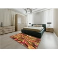 thumbnail image 5 of Ahgly Company Machine Washable Indoor Rectangle Transitional Orange Area Rugs, 3' x 5', 5 of 7