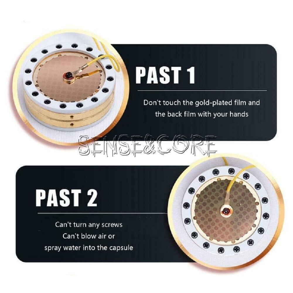 Buy 34mm Large Diaphragm Condenser Mic Capsule Cartridge Core Microphone Capsule Online at