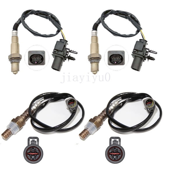 4pcs Oxygen Sensor Front+Rear For 08-09 for Ford Taurus Taurus X 3.5L Only fit Calif
