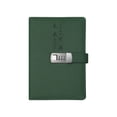 thumbnail image 4 of veasfak Diary with Lock Multifuctional Locked Diary Notebook for Business Office Men Dark green, 4 of 9