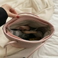 thumbnail image 7 of Womens Y2k PU Leather Shoulder Hobo Bag Soft Totes Large Handbag Pleated Top Handle Purse Designer Satchel, 7 of 7