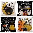 thumbnail image 2 of Fundas Almohada Calabaza Otoño para Interiores Y Exteriores Almohadas Granja Happy Halloween, 2 of 9