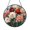 Acrylic 3.5 Inch, variant on Carnation Floral Design Faux Stained Glass Decorative Window Suncatcher2001