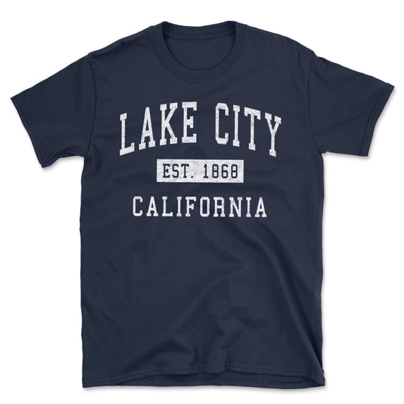 Lake City California Classic Established Men's Cotton T-Shirt