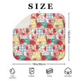 thumbnail image 4 of Pioneer Flower Floral Print Pattern Dish Drying Mat for Kitchen 1 Pack, Ultra Absorbent Microfiber Dishes Drainer Mats,16"x18", 4 of 6