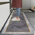thumbnail image 4 of Super Absorbent Kitchen Floor Mat Diatom Mud Pad Bath Pad Anti-Slip Carpet Kitchen Mats Wipeable Wash Long Strip Carpet My Lux Decor Round, 4 of 9