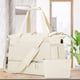 thumbnail image 5 of Bolsa de fitness de nailon de gran capacidad para mujer de entrenamiento físico para exteriores (marfil) Ehuebsd Para Estrenar, 5 of 9