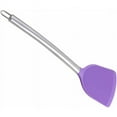 thumbnail image 1 of Non Scratch Kitchen Tool, Ergonomic Handle, Silicone Turner for Cooking, Easy Cleaning, Food Grade Silicone, Stay Cool Handle, Suitable for Various Cooking Tasks, Purple, 1 of 3