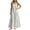 *1-White, variant on VBVC Women's Cotton Linen Sleeveless Maxi Dress , V Neck Loose Fit Long Dress For Women , Ladies' Casual Summer Dress with Pockets,Khaki,S-3XL