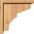thumbnail image 3 of 7 1/2"W x 12"D x 12"H Monterey Smooth Corbel w/Backplate, Western Red Cedar, 3 of 9