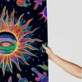thumbnail image 3 of BCIIG Psychedelic Art Alex Grey Bathroom Decoration Set Luxury Graphic Printed Polyester Cloth Fashion Shower Curtain with Hooks 100％ Polyester Fiber Home Bathroom Curtain Set 69"x72, 3 of 7