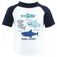thumbnail image 3 of Hudson Baby Boys Swim Rashguard Set, Shark Expert, 3T, 3 of 4